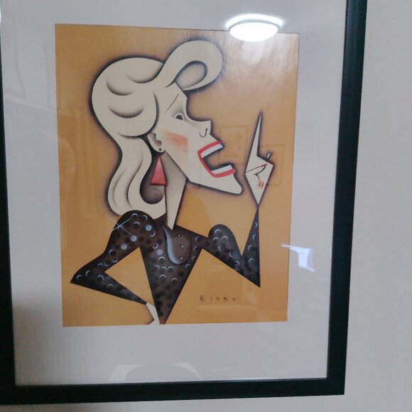 Joan Rivers  caricature by Risko - Picture 1 of 1